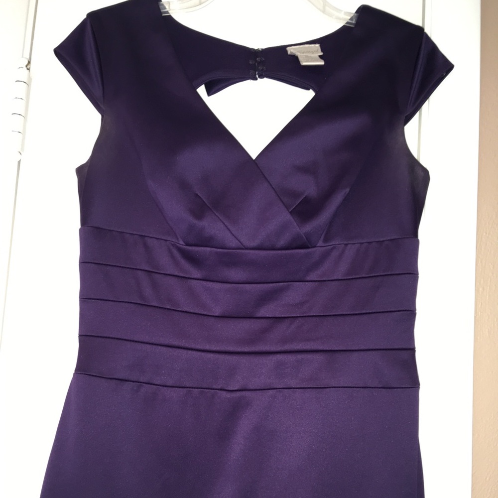 Purple cocktail dress